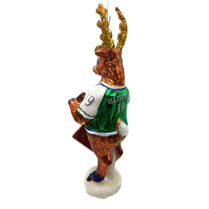 Juliska Country Estate Reindeer Games Blitzen Football Christmas Tree Ornament