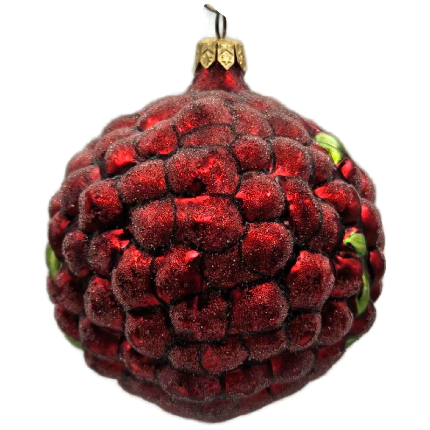 Christopher Radko Cranberry Frost Red Christmas Tree Ornament 97-136-0