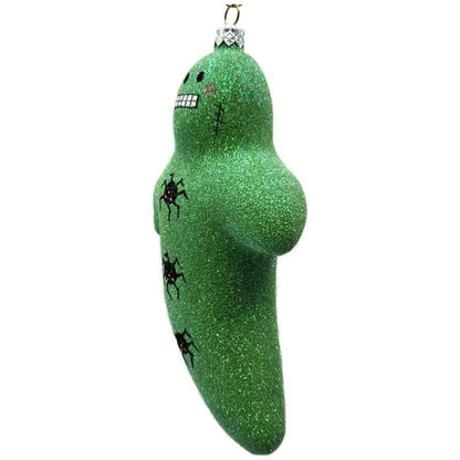 Patricia Breen Very Grand Ghost Frankenstein Green Glass Halloween Ornament 2554