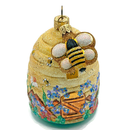 Patricia Breen Chelsea Beeskep Bees Flowers Spring Holiday Christmas Ornament