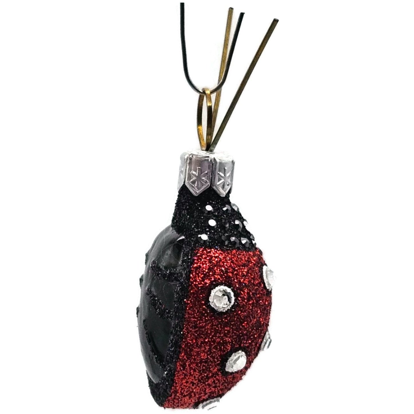 Patricia Breen Ladybug Ladybug Red Bejeweled Closed Wing Spring Tree Ornament
