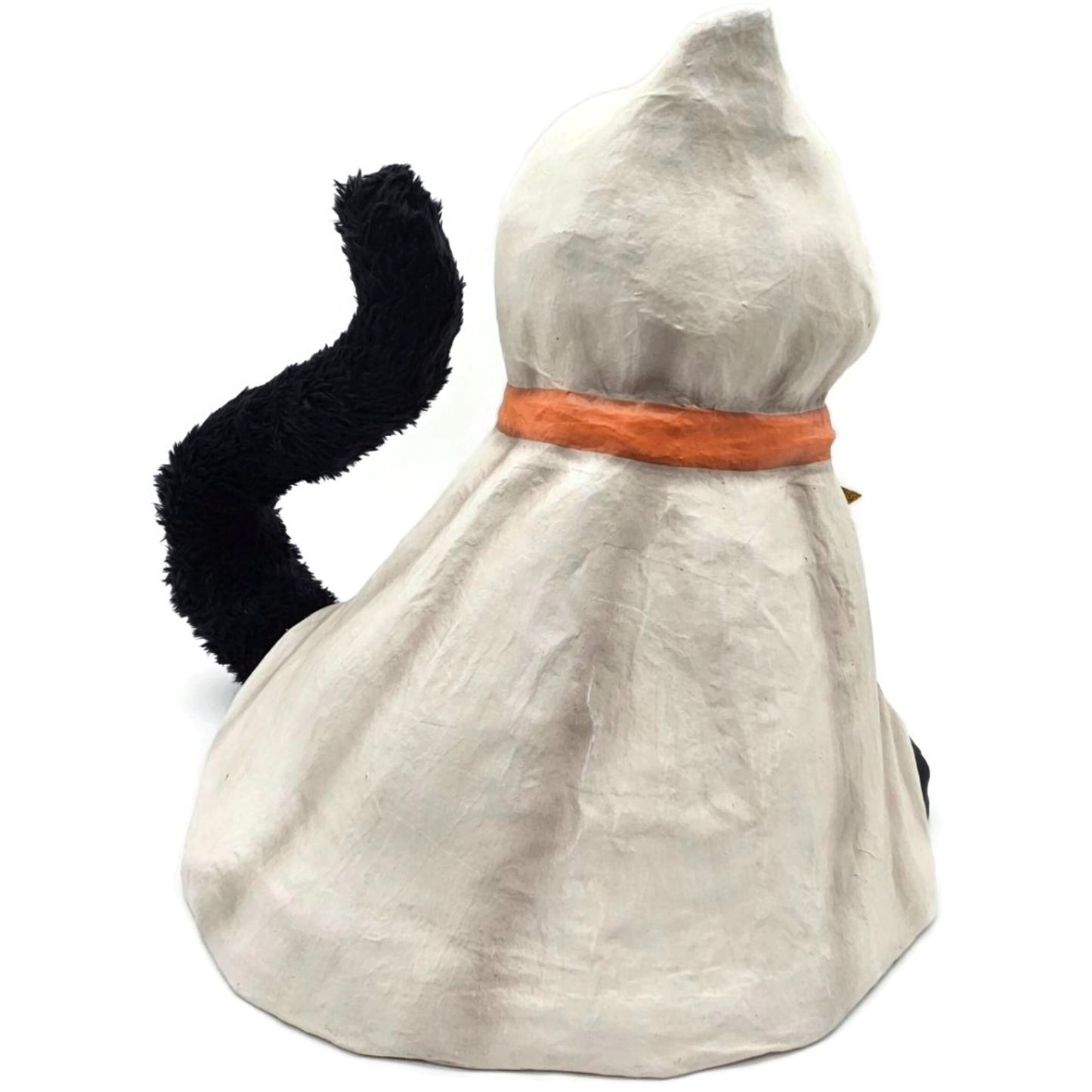 Bethany Lowe Casper Ghost Cat Friendly Spooky Star Paper Mache Halloween Decor