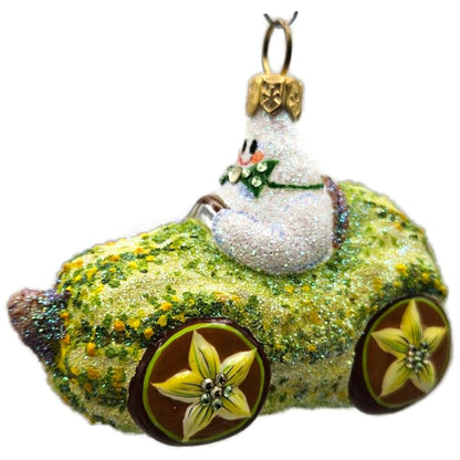 Patricia Breen Halloween Hybrid Green Gourd White Ghost Christmas Ornament 3011