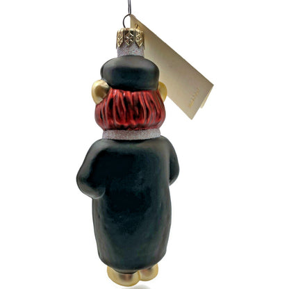 Patricia Breen Mama Bear Black Holly Wreath Christmas Tree Decor Ornament