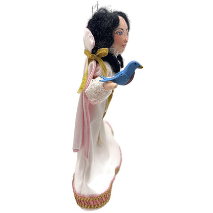 Gladys Boalt Snow White Seven Dwarfs Fabric Handmade Christmas Ornament Signed