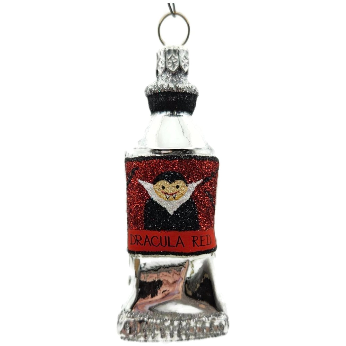 Patricia Breen Miniature Paint Tube Dracula Red Art Mini Halloween Ornament