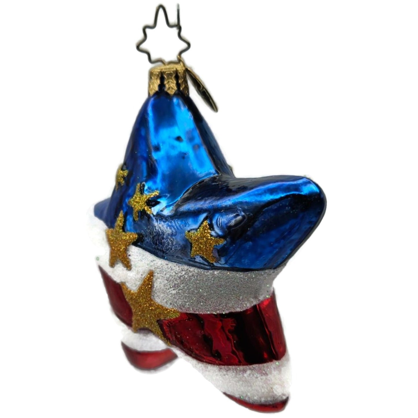 Christopher Radko Freedom Star Patriotic Memorial Christmas Ornament 01-0928-0