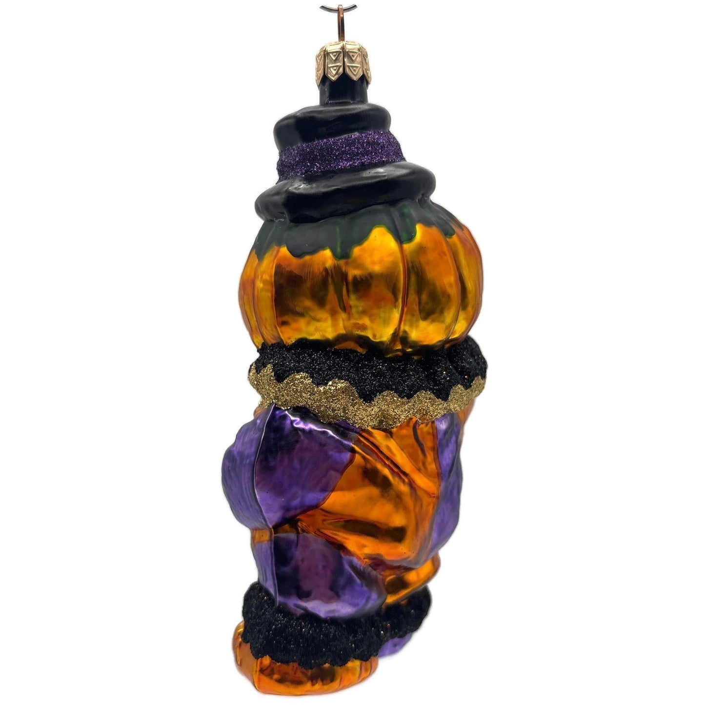 Slavic Treasures Jack's Bat Pumpkin Jack-o-Lantern Halloween Ornament 00-270-A