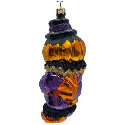 Slavic Treasures Jack's Bat Pumpkin Jack-o-Lantern Halloween Ornament 00-270-A