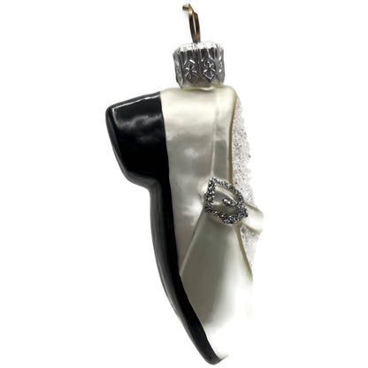 Patricia Breen Little Ones Shoe Pearl Glittered Holicay Christmas Tree Ornament