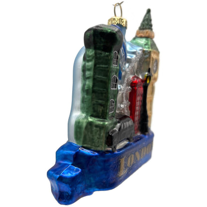 Holiday Lane Around The World London Skyline Landmark Christmas Tree Ornament
