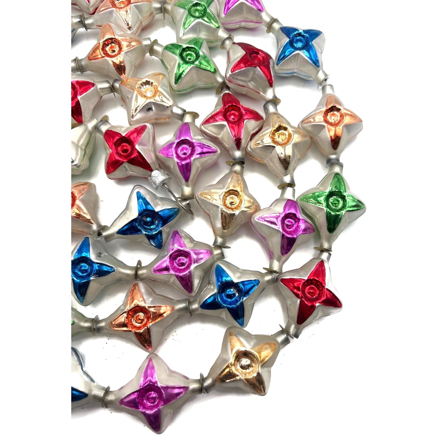 Christopher Radko Starry Night Beaded Christmas Garland Mercury Glass 93-065-0