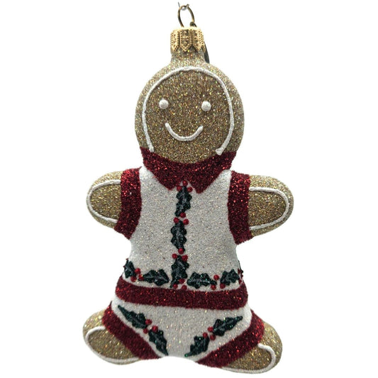 Mattarusky M79 Holly Gingerbread Boy Limited Edition Heirloom Christmas Ornament