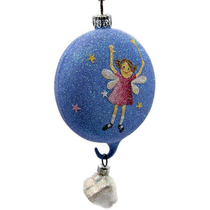 Patricia Breen Tooth Fairy Blue Glitter Christmas Ornament Retired Item 2139