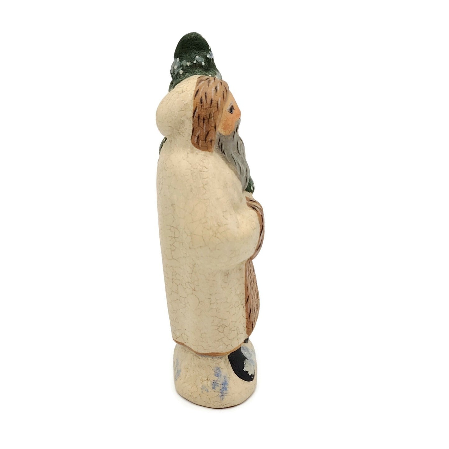 Vaillancourt Folk Art Father Christmas Chalkware MD974 Holiday Figurine 1997
