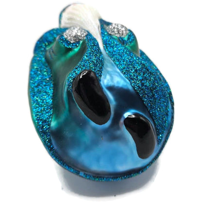 Patricia Breen Scarab Santa Claus Turquoise Bug Spring Christmas Tree Ornament