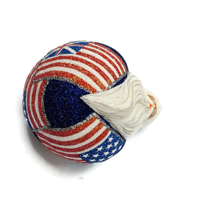 Patricia Breen Santa du Monde Liberty Santa Claus Patriotic Tree Ornament