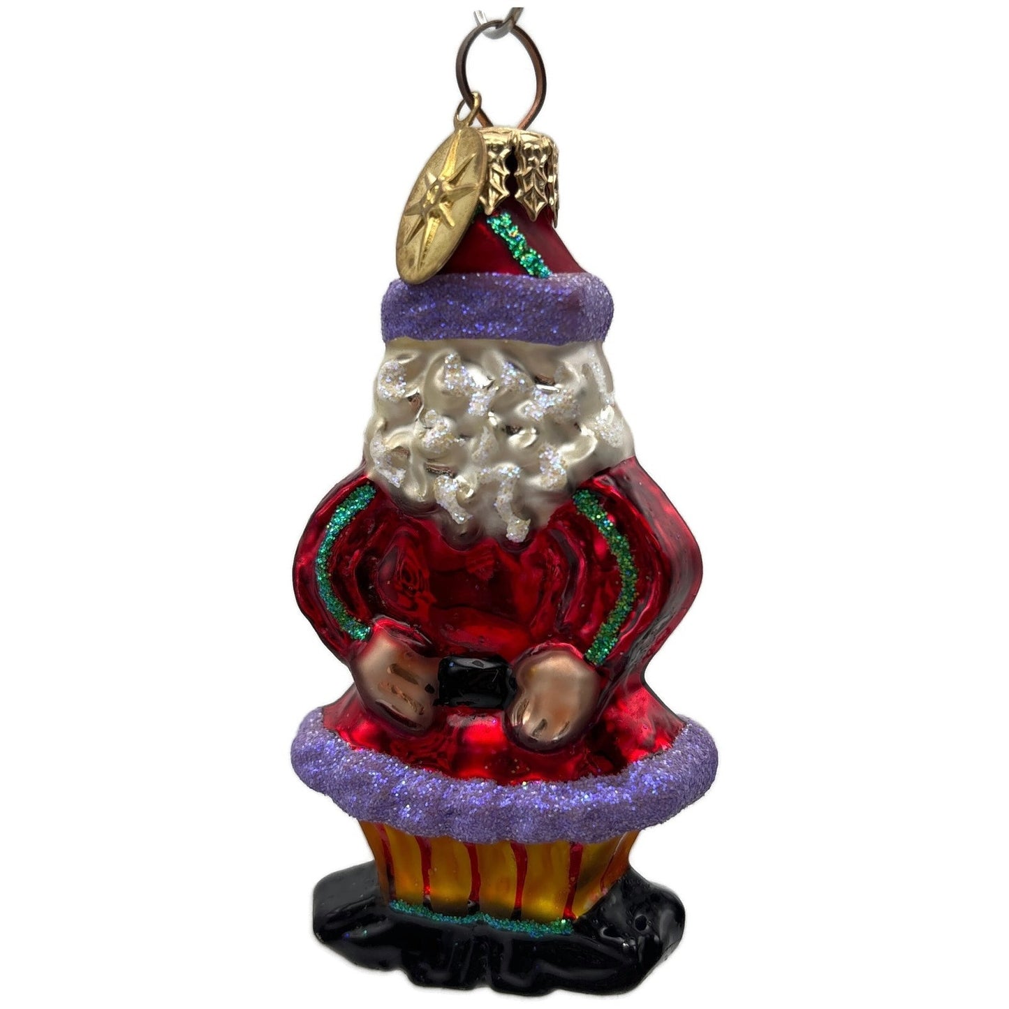 Christopher Radko Ginger Snap Santa Claus Cookie Christmas Ornament 00-492-0
