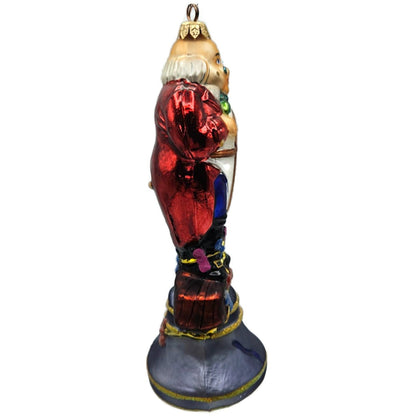 Christopher Radko Philadelphia Story Benjamin Franklin Liberty Bell Ornament