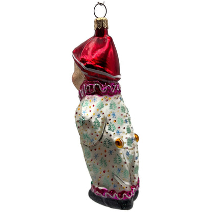 Christopher Radko Sweethearts Boy Clown Christmas Tree Ornament 95-099-1