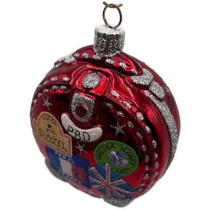 Patricia Breen Journey With Me Red Highlands Stars Christmas Tree Ornament TCT