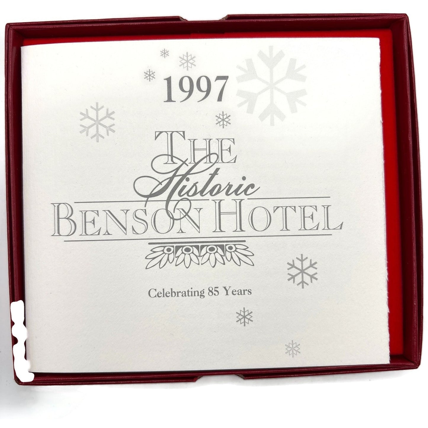 Portland Ornament 1997 Historic Benson Hotel 85th Anniversary Gold Plated Gift