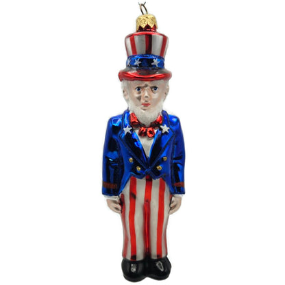 Uncle Sam Patriotic July 4th Christmas Ornament Polonaise By Komozja Kurt Adler
