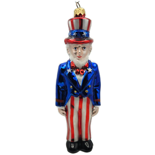 Uncle Sam Patriotic July 4th Christmas Ornament Polonaise By Komozja Kurt Adler