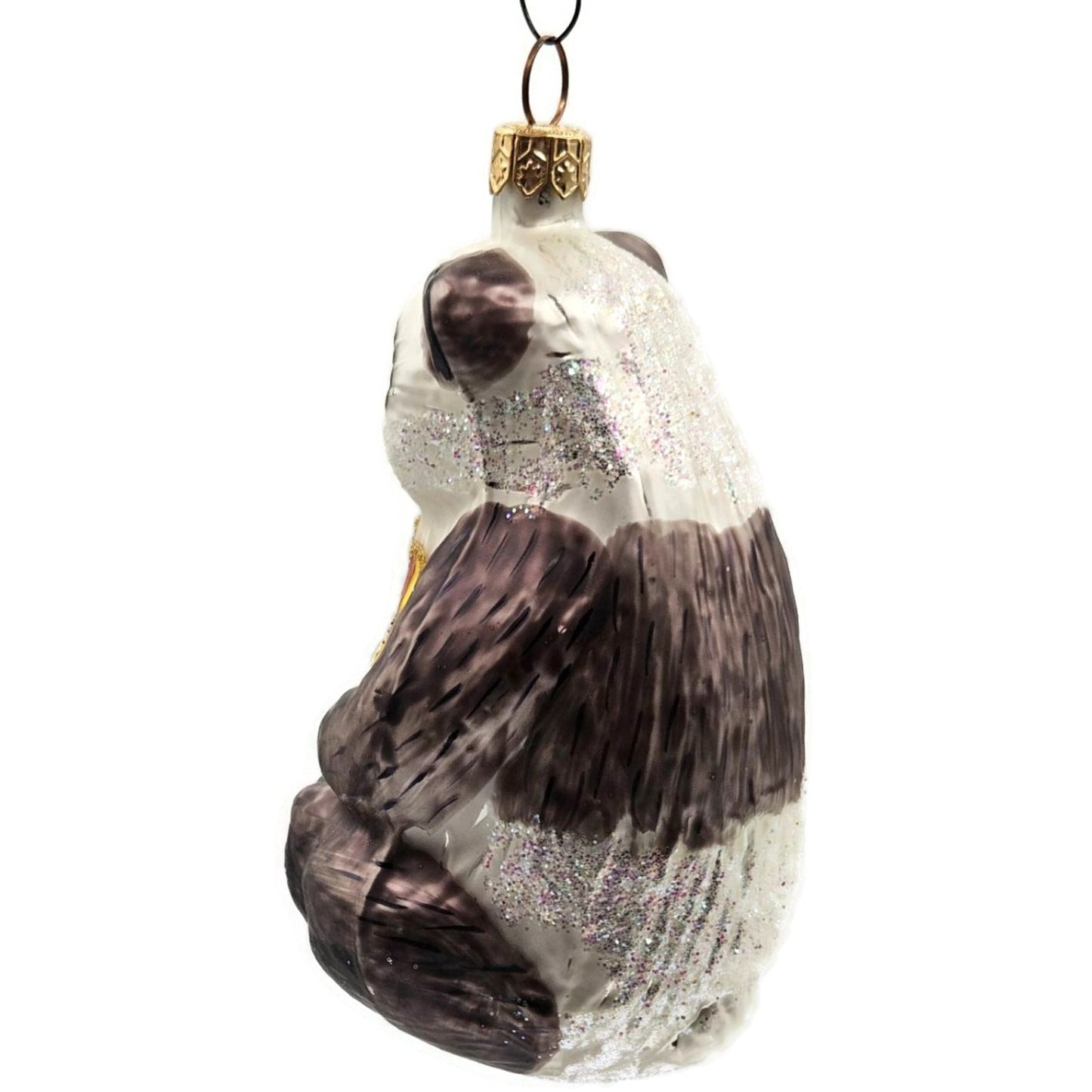 Christopher Radko A Winter Bears Heart AIDS Awareness Christmas Tree Ornament