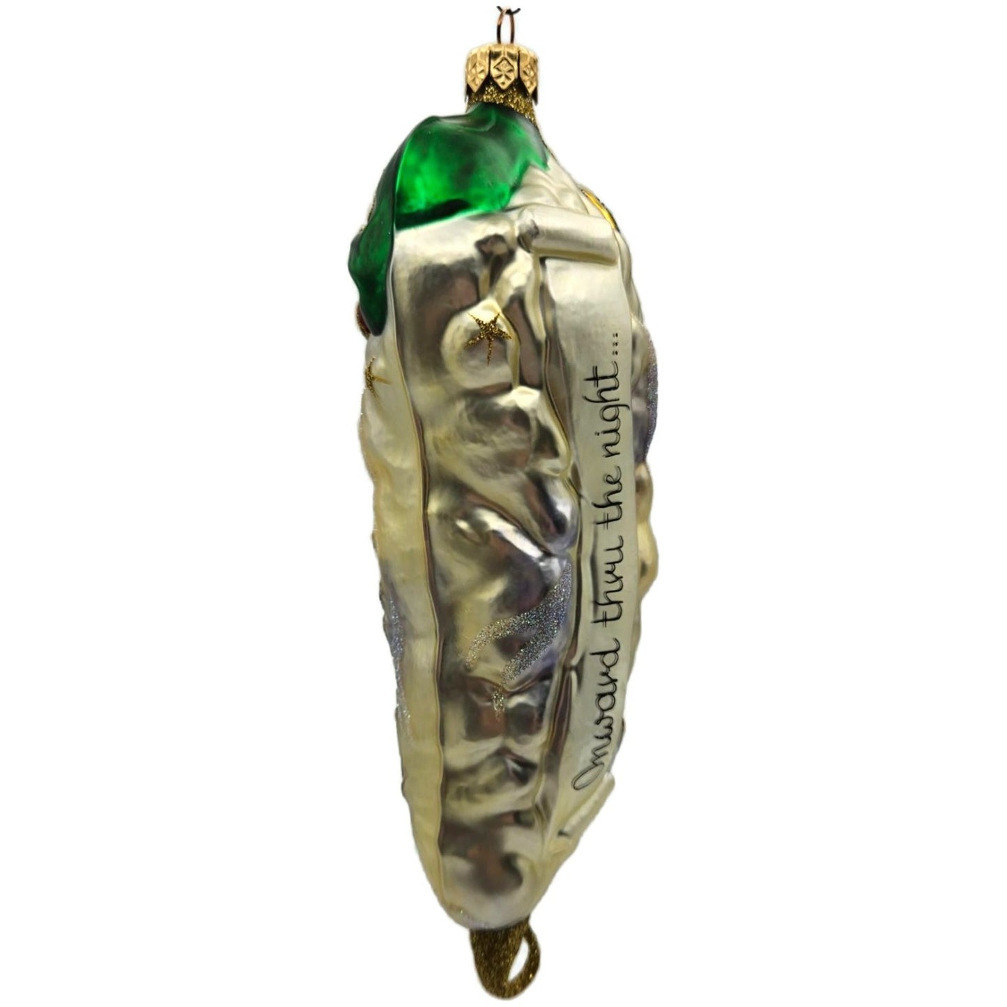 Patricia Breen Onward Through the Night Santa Reindeer Christmas Ornament NM