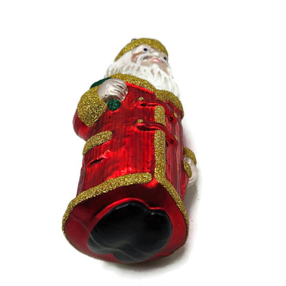 Patricia Breen Striped Santa Claus Red Red Stripes Christmas Tree Ornament