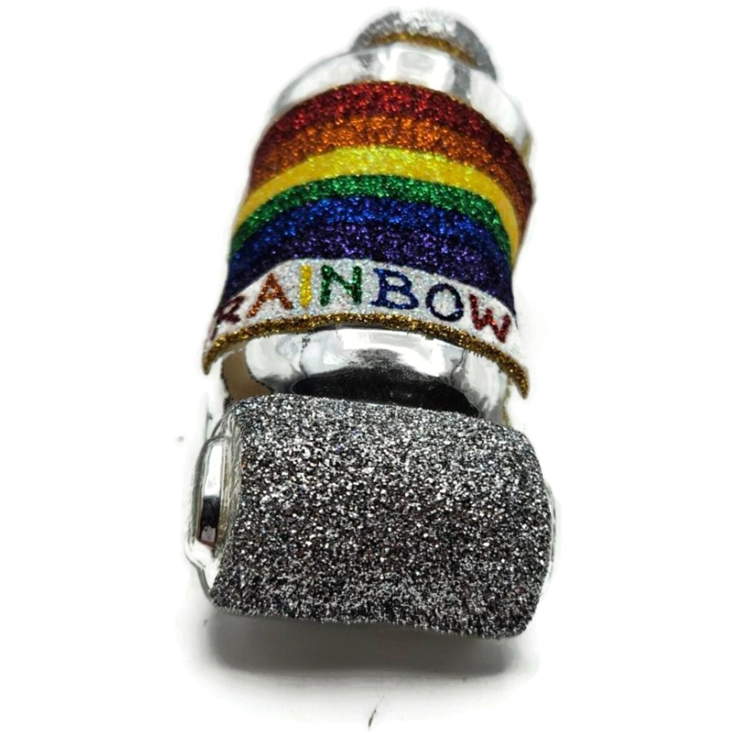 Patricia Breen PB Paints Rainbow Rolled Tube Art Christmas Tree Ornament Gumps