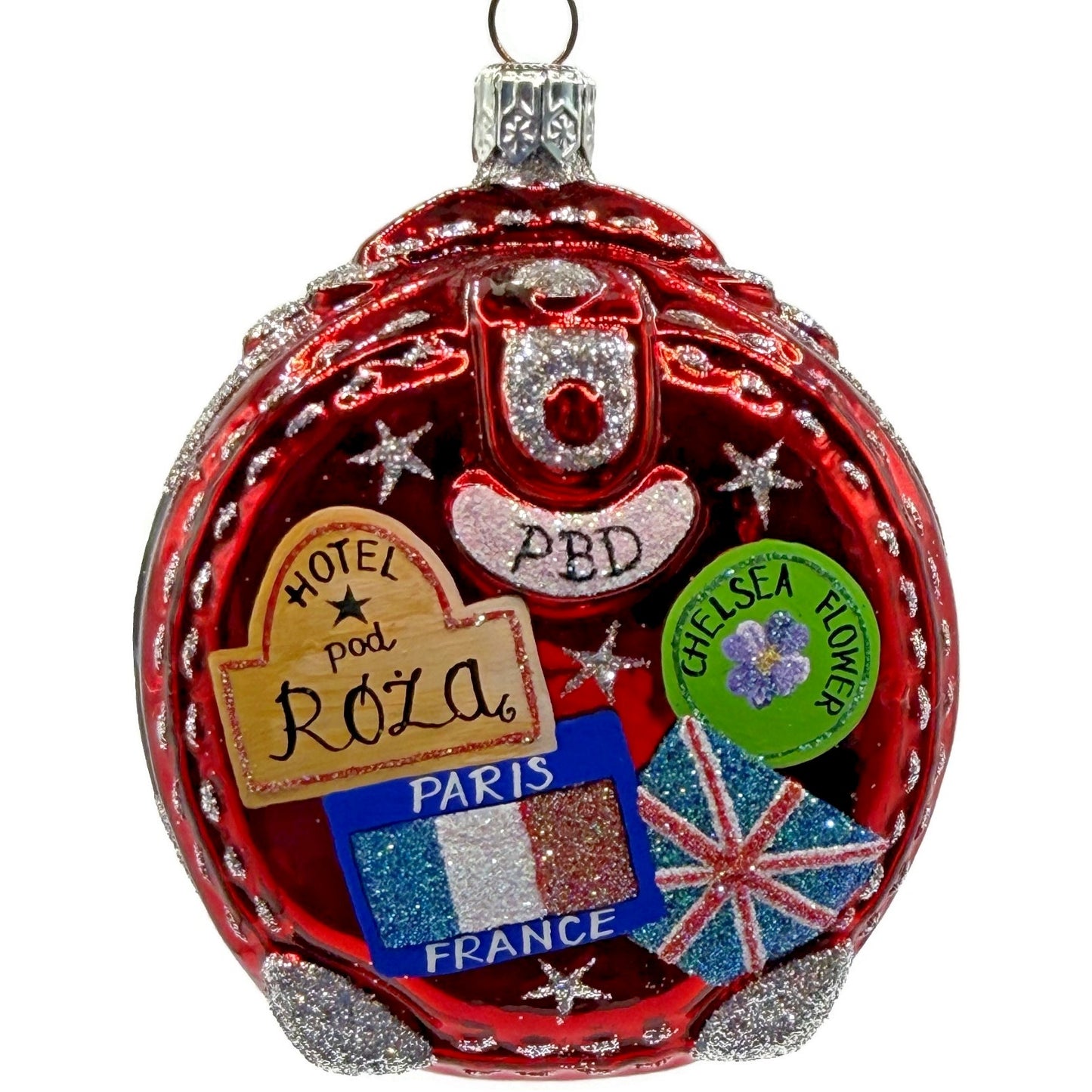 Patricia Breen Journey With Me Red Pawleys Island Stars Christmas Ornament 2113