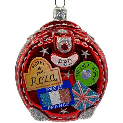 Patricia Breen Journey With Me Red Pawleys Island Stars Christmas Ornament 2113