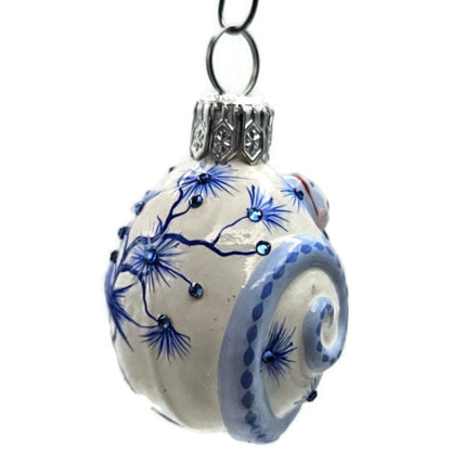 Patricia Breen Springtime Chameleon Blue Bird Spring Christmas Ornament