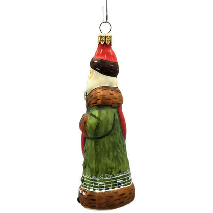 Vaillancourt Twelve Days of Christmas Santa Claus Folk Art Christmas Ornament