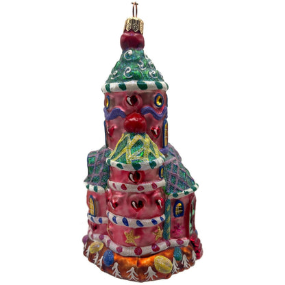 Christopher Radko Candy Land Corner Castle Christmas Ornament LE 99-HOU-3
