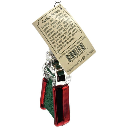 Garden Pruners Ornament Shears Scissors Yard Work OWC Old World Christmas Tree