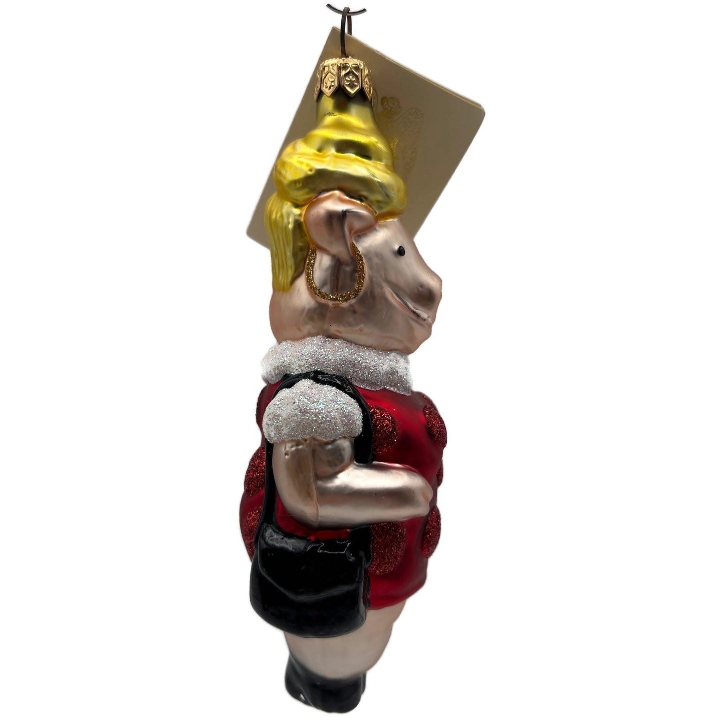 Patricia Breen This Little Piggy Goes to the Galleria Christmas Tree Ornament