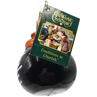 OWC Coffee Pot Ornament Black Food Drink Old World Christmas Holiday Tree Decor