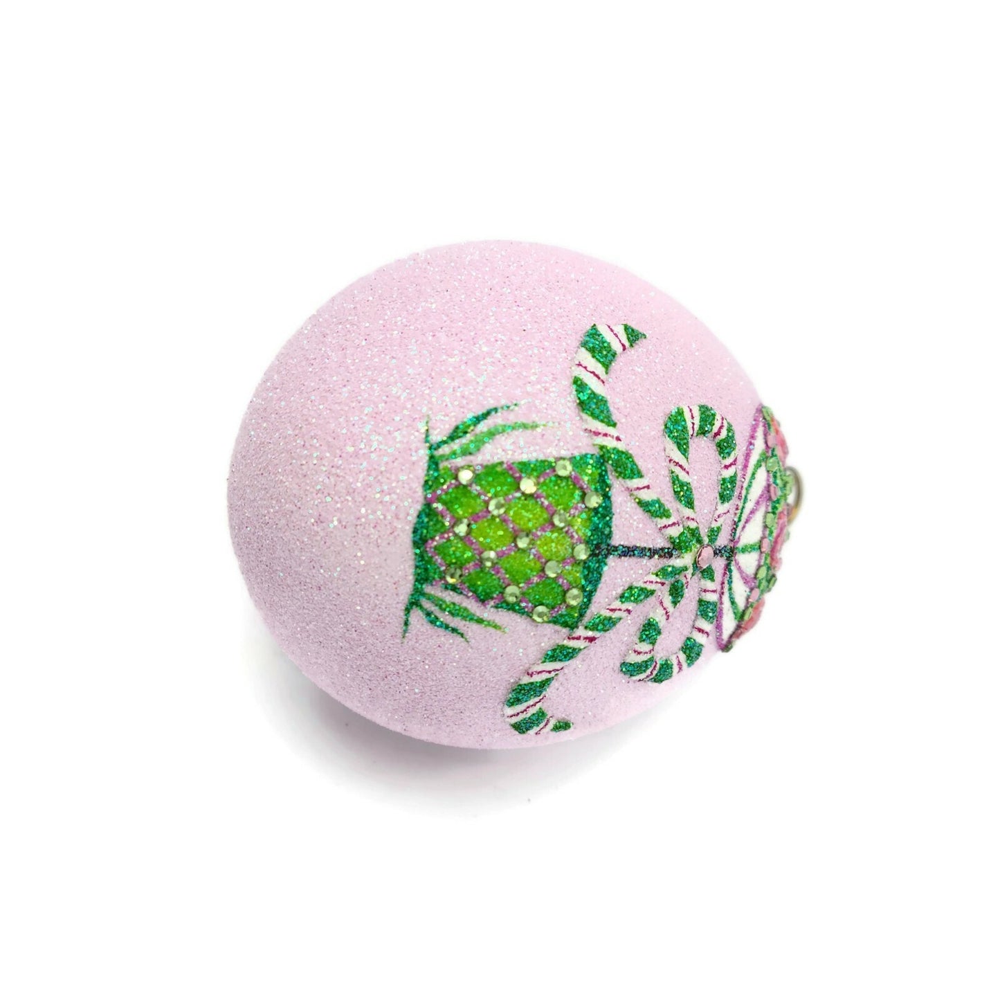 Patricia Breen Topiary Egg Rose Pink Easter Holiday Flower Christmas Ornament