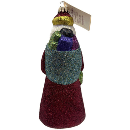 Larry Fraga Mr. Fabulous Glitter Series Santa Claus Christmas Tree Ornament