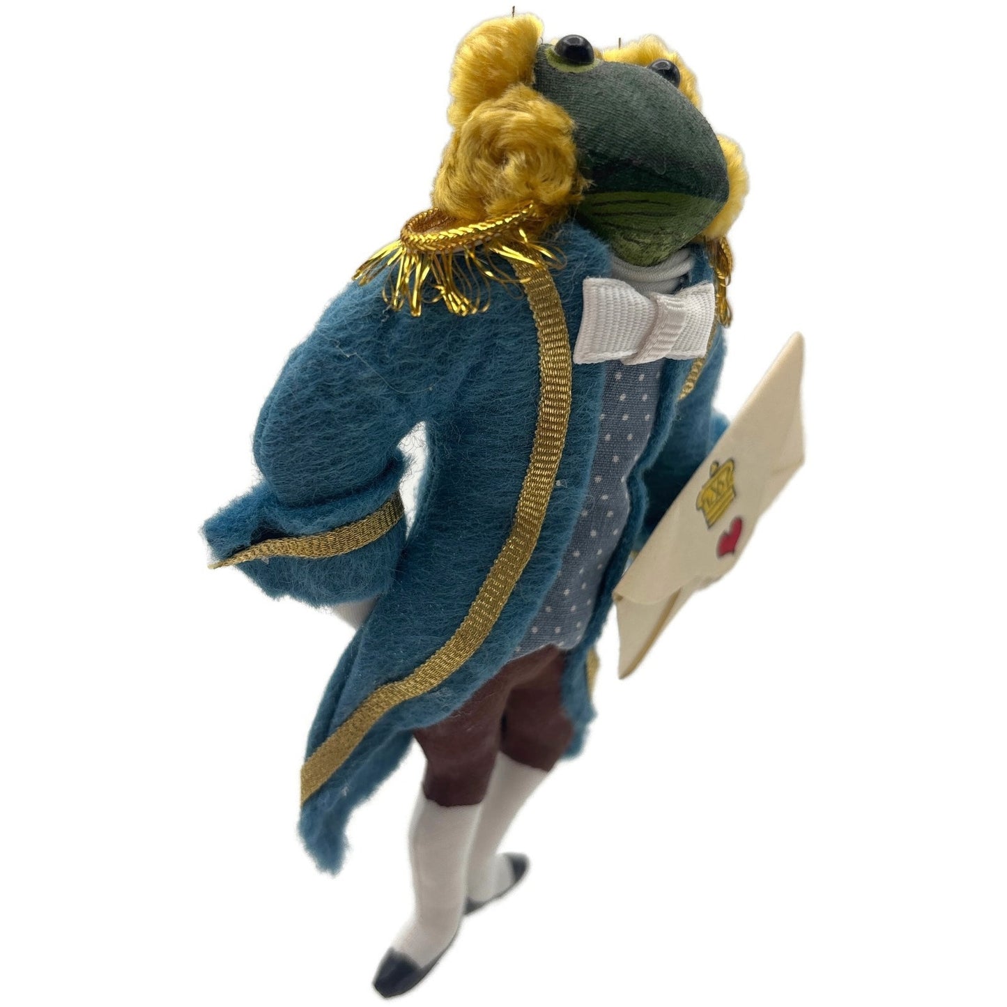 Gladys Boalt Frog Footman Alice in Wonderland Fabric Handmade Christmas Ornament