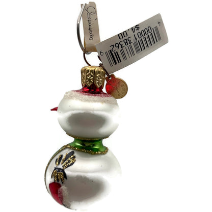 Department 56 Miniature Snowman White Poland Christmas Tree Ornament