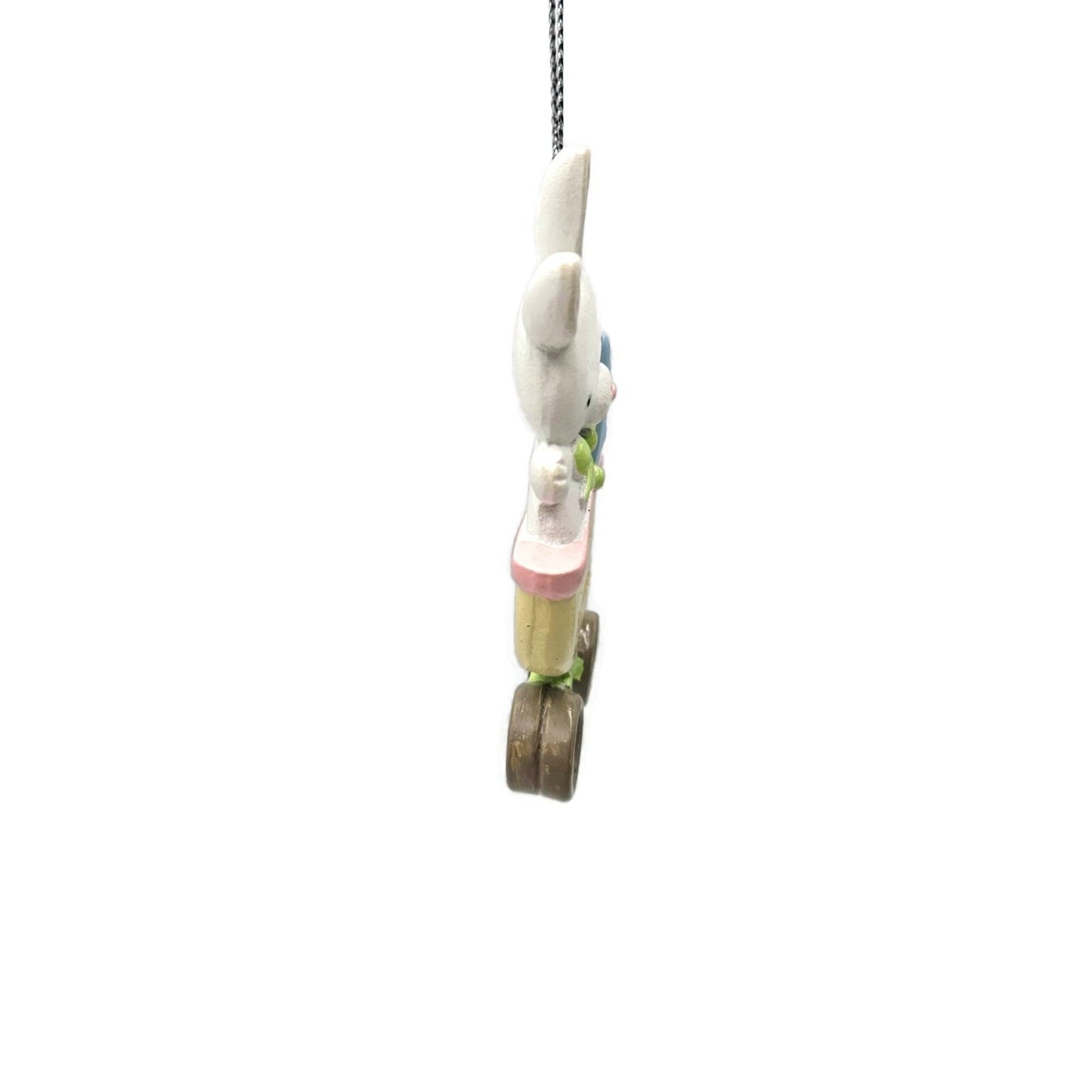 Midwest CBK Baby's First Christmas Bunny Carriage Resin Holiday Tree Ornament