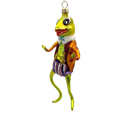 Slavic Treasures Mr Happy Hoppy Frog Halloween Tree Ornament 99-146-A-FB