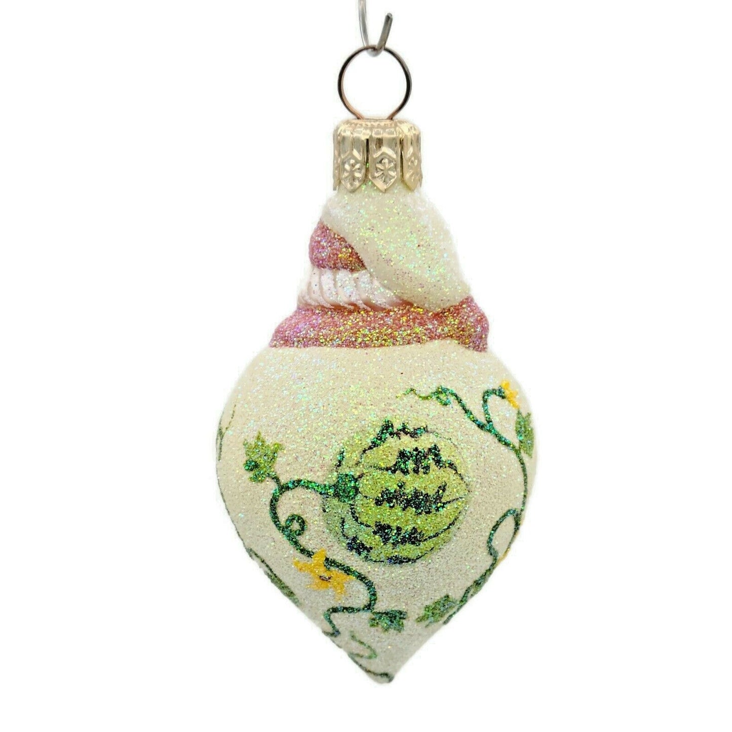 Patricia Breen Miniature Santa Poeticus Gourds Fall Christmas Ornament CATZ