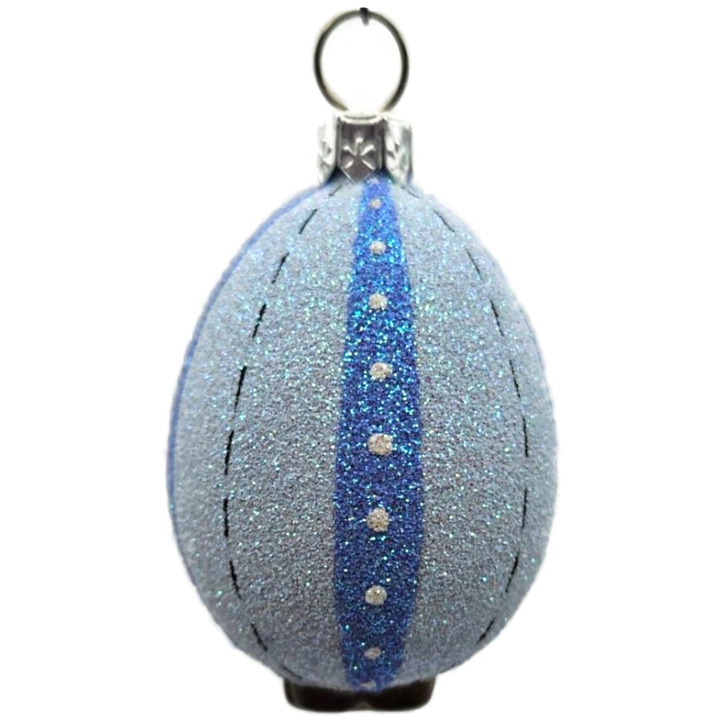Patricia Breen Easter Egg Masquerade Forget-Me-Not Floral Christmas Ornament