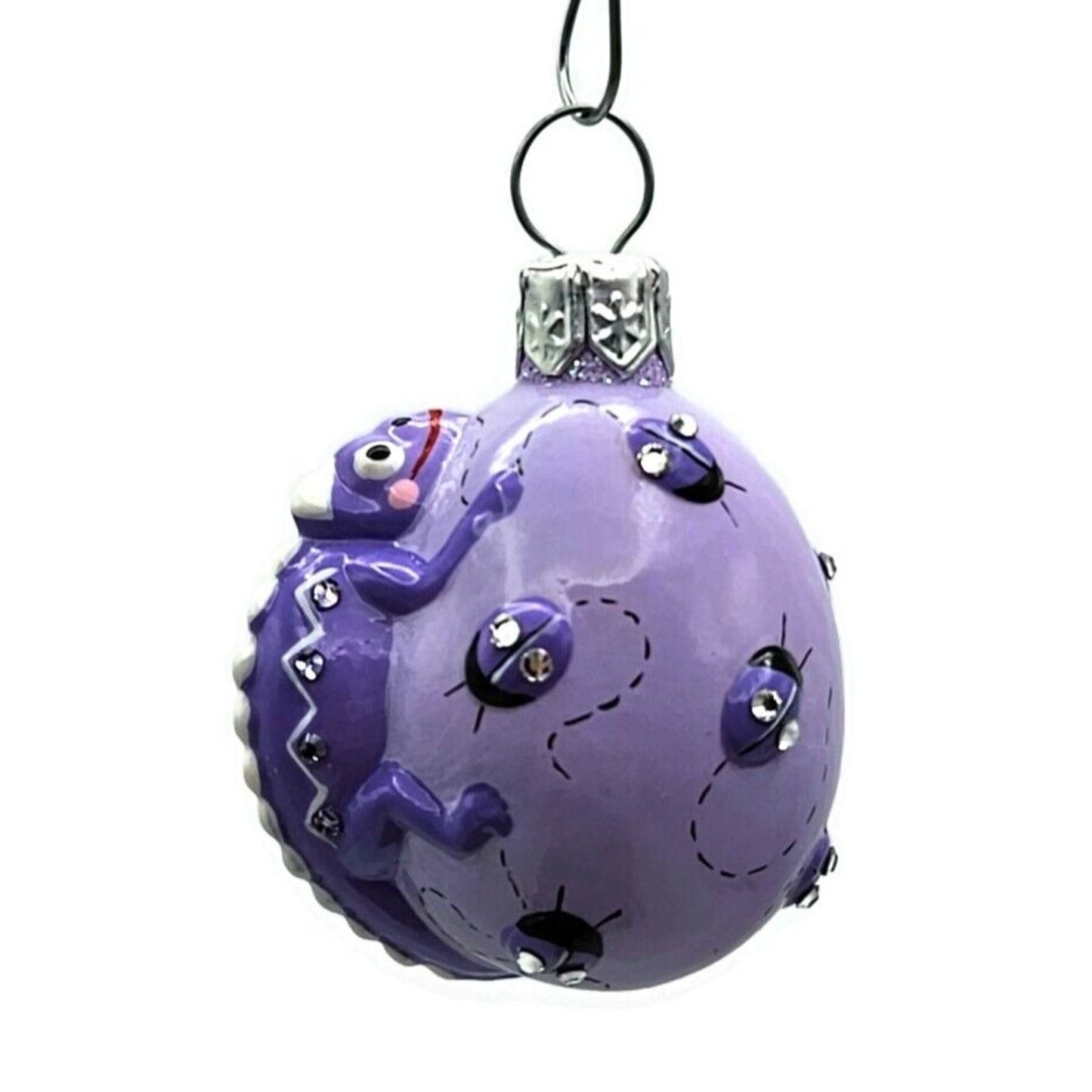 Patricia Breen Springtime Chameleon Ladybugs Lavender Spring Holiday Ornament