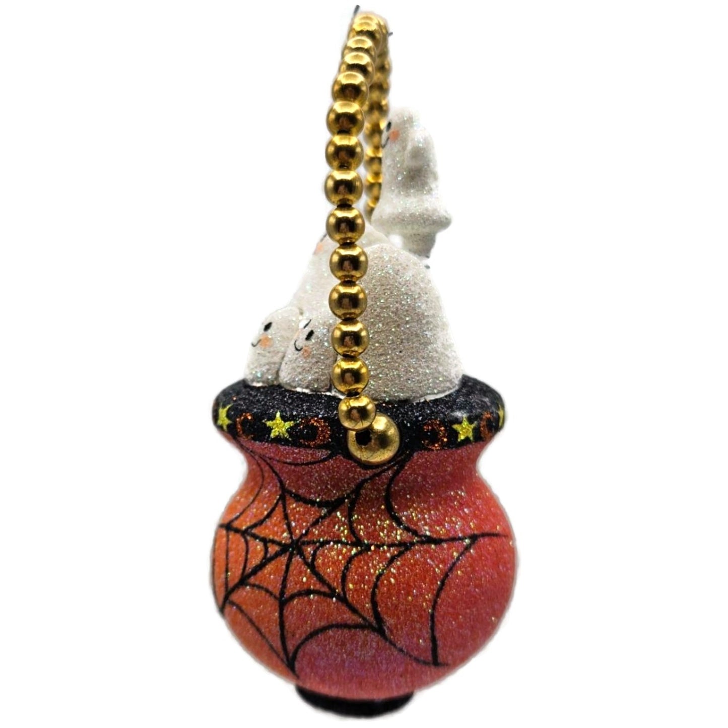 Patricia Breen Ghostly Cauldron Moons Stars Halloween Christmas Ornament 2414